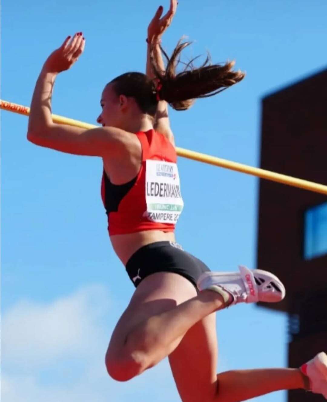 U20-EM Finalqualifikation von Amélie Ledermann