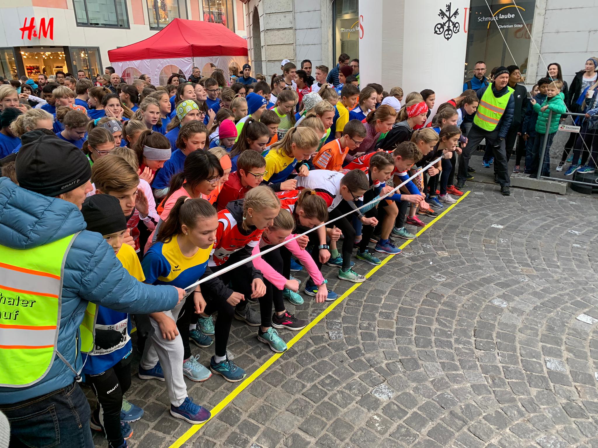 Langenthaler Stadtlauf 2019 Start Kids